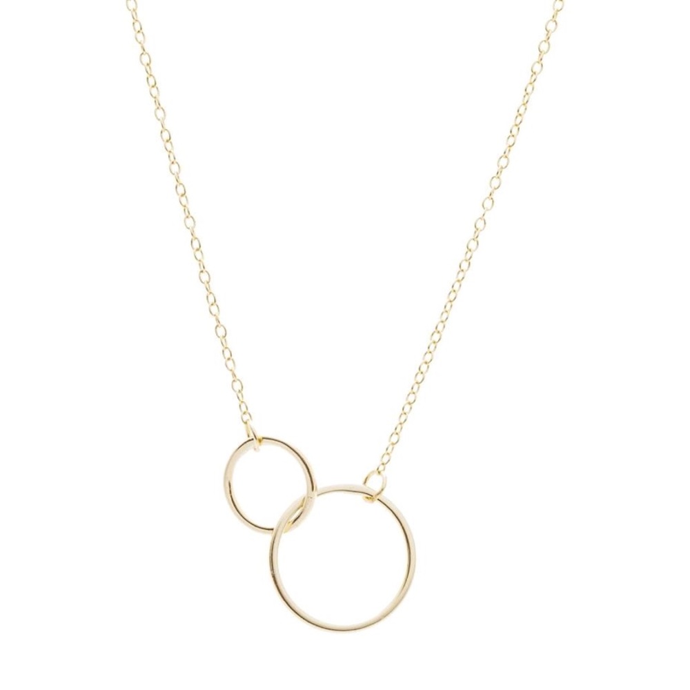 gold eternity necklace
